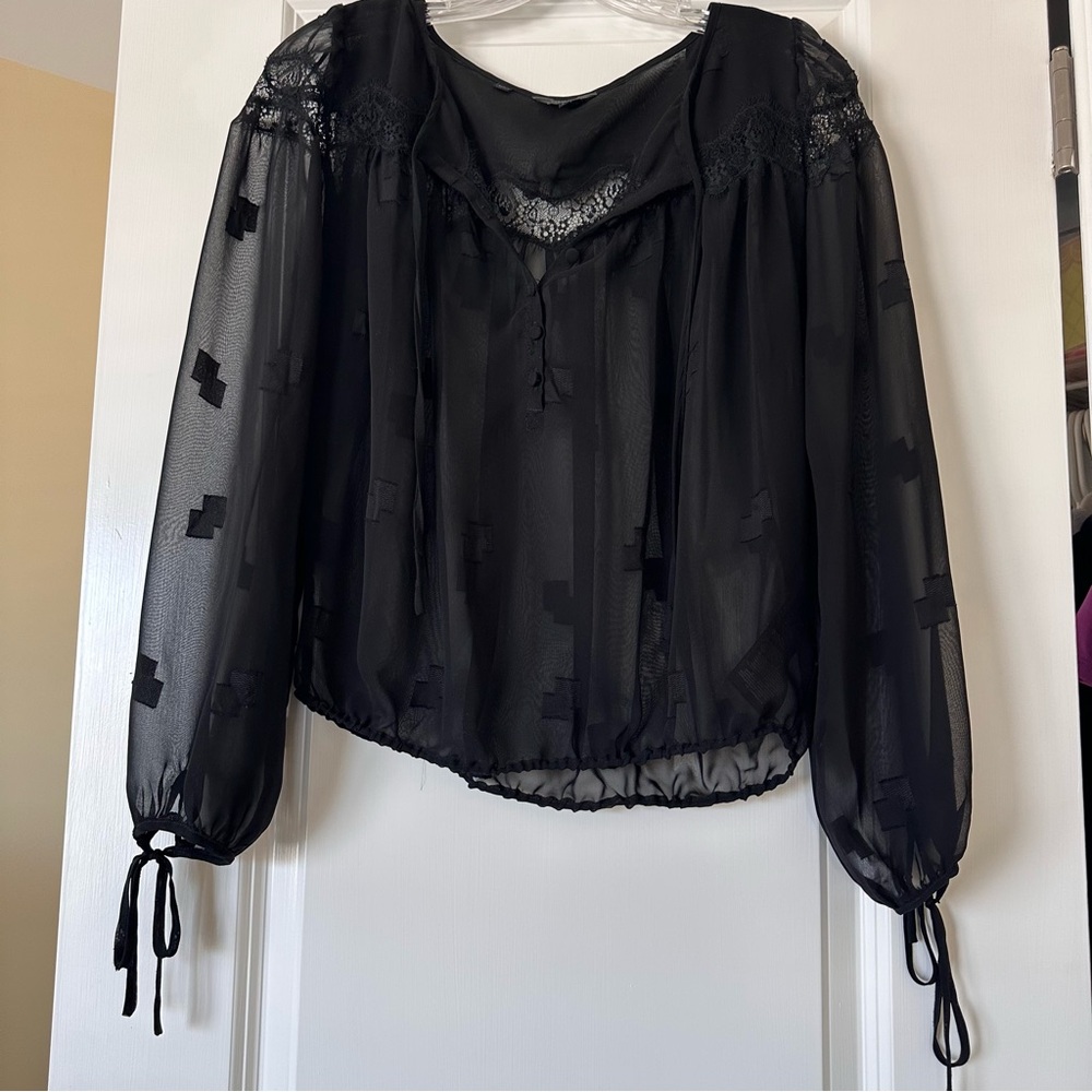 Guess Sheer Blouse